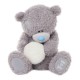 Тедди держит снежок 50 см (G01W3337)