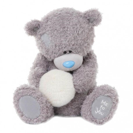 Тедди держит снежок 50 см (G01W3337)