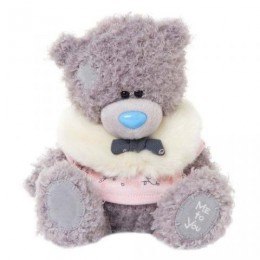 Мишка Teddy в тёплой розовой курточке 20 см (G01W3289)