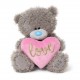 Мишка Тедди с сердечком Love 21 см  (APX01012)
