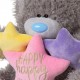Тедді до дня народження із зірочками Happy Birthday 34 см (APS01004)