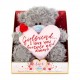 Мишка Тедди с розовым сердцем Girlfriend I Love You 19 см (VP901014)