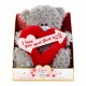 Медвежонок Тедди с сердцем и стрелой I Love You 19 см (VP901015)