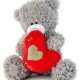 Тедді з м'яким червоним сердцем I Love You 10 см (VP401018)