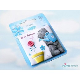 Магнит "Мишка с лейкой-Best Friends" (G01Q0537)