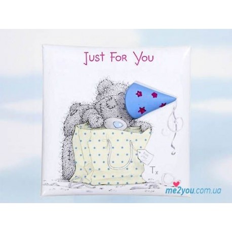 Магнит Me to you Just for you - медвежонок зглядывает в сумочку (G01Q0488)