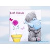 Магнит Me to you Best friends- медвежонок поливает цветочек (G01Q0484)