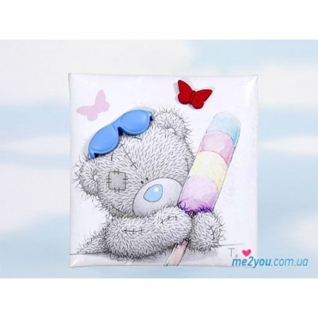 Магнит Me to you Мишка в очках и с мороженым (G01Q0490)