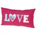 Подушка с Мишкой Тедди с сердцем и надписью Love (G01Q5836)