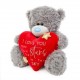 Ведмедик Тедді Metoyou з червоним серцем з написом I Love You More Than All The Stars In The Sky (VPD22001)