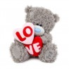 Тедді з двома серцями LOVE (VPX22001)