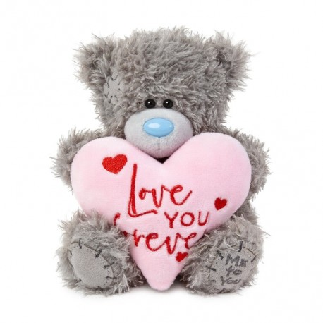 Тедді з рожевим сердечком Love You Forever 18 см (VP722001)
