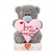 Тедді з рожевим сердечком Love You Forever 18 см (VP722001)