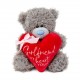 Теддік з серцем і написом Girlfriend My Heart Is Yours 15 см (VP722006)