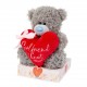 Теддік з серцем і написом Girlfriend My Heart Is Yours 15 см (VP722006)