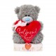 Теддік з серцем і написом Girlfriend My Heart Is Yours 15 см (VP722006)