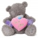 Великий ведмедик Тедді з серцями I love you this much 49 см (APX01011)