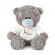 Ведмедик Teddy в білому светрі Love & Hugs 23 см (APX01023)