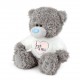 Ведмедик Teddy в білому светрі Love & Hugs 23 см (APX01023)
