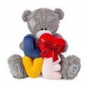 Дуже великий ведмедик Тедді з літерами LOVE 49 см (APX01021)