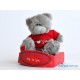Мишка Teddy в футболке I love you (G01W1720)