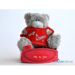 Мишка Me to you с плакатом Hugs&Kisses (G01W1705)