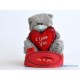 Мишка Тедди держит сердце I love you (G01W1704)