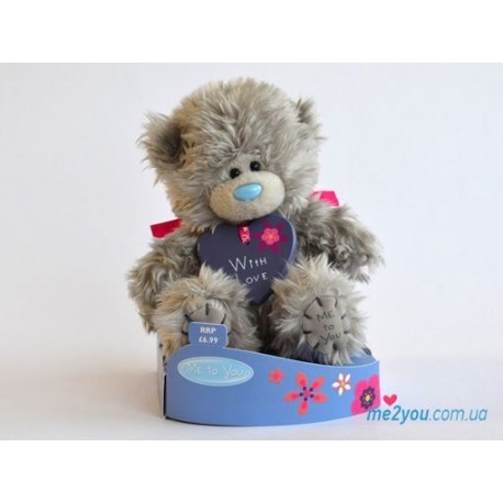 Мишка Тедди с подвеской With love (G01W2079)