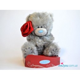Мишка Me to you с красной розочкой (G01W2030)