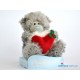 Мишка Тедди с красным сердцем (G01W2025)