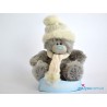 Мишка Тедди в шапочке и шарфике (G01W2012)