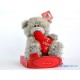 Мишка с сердцем (G01W1726)