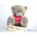 Мишка Me to you в футболочке со словами Friends always (G01W1832)