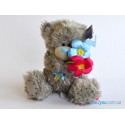 Мишка Тедди с цветочками (G01W2089)