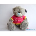 Мишка Тедди в футболочке You make me smile (G01W2095)