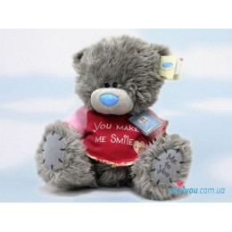 Мишка Me to you в футболочке You make me smile (G01W1683)