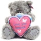Мишка MTY держит сердце Love you Forever 23 см (G01W2792)