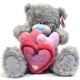 Мишка Тедди Me to you держит 3 сердечка Someone Special 41 см (G01W3041)
