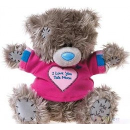 Мишка MTY в футболке I love you 20 см (G01W3045)