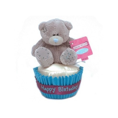 Мишка Teddy на кексе 7,5 см (G01W3047)