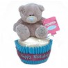 Мишка Teddy на кексе 7,5 см (G01W3047)