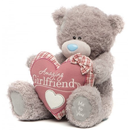 Мишка Teddy держит сердце Amazing Girlfriend 40 см (G01W3281)