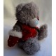 Мишка Me to you в красной жилетке и рукавицах 18 см (G01W3341)