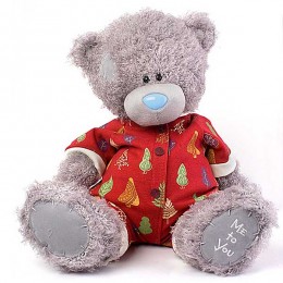 Мишка Тедди Me to you в новогодней пижаме 41 см (G01W3656) 