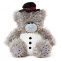 Мишка Тедди в виде снеговика 18 см (G01W3662)