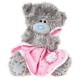 Мишка Teddy с розовым одеялком 18 см (G01W3181)