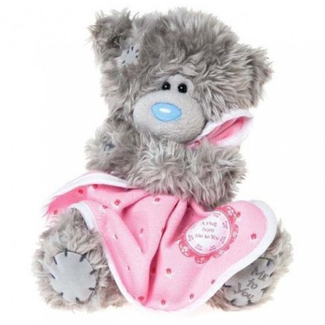 Мишка Teddy с розовым одеялком 18 см (G01W3181)