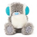 Мишка Тедди Me to you в белой муфте и голубых наушниках 20 см (G01W3753)