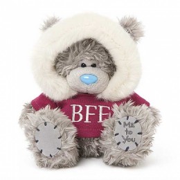 Мишка Тедди Me to you в розовой кофточке с капюшоном BFF 18 см (G01W3764)