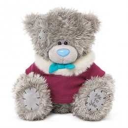 Мишка Тедди Me to you в кофточке с меховым воротником 23 см (G01W3794)